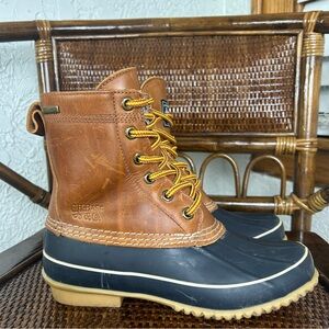 G.H Bass Eastport Leather Duckbill Lace Up Boots Size 7